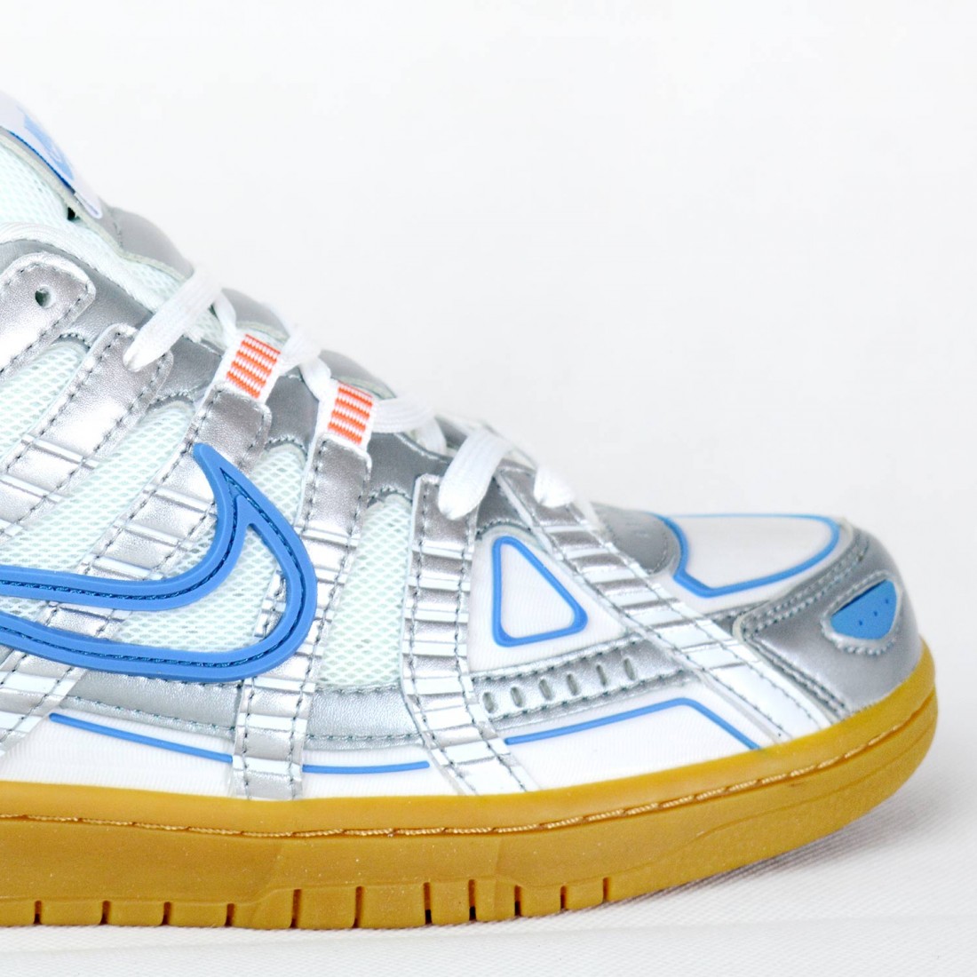 off white rubber dunk blue